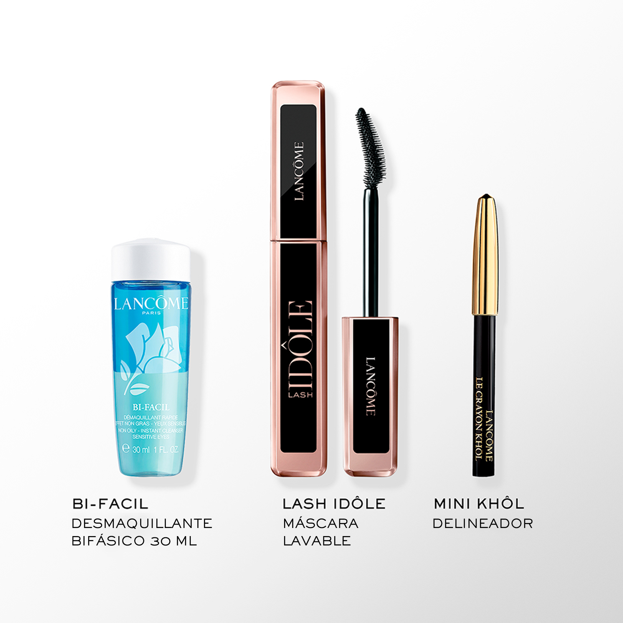 MÁSCARA DE PESTAÑAS LASH IDÔLE SET DE REGALO LANCÔME (SET DE MAQUILLAJE)